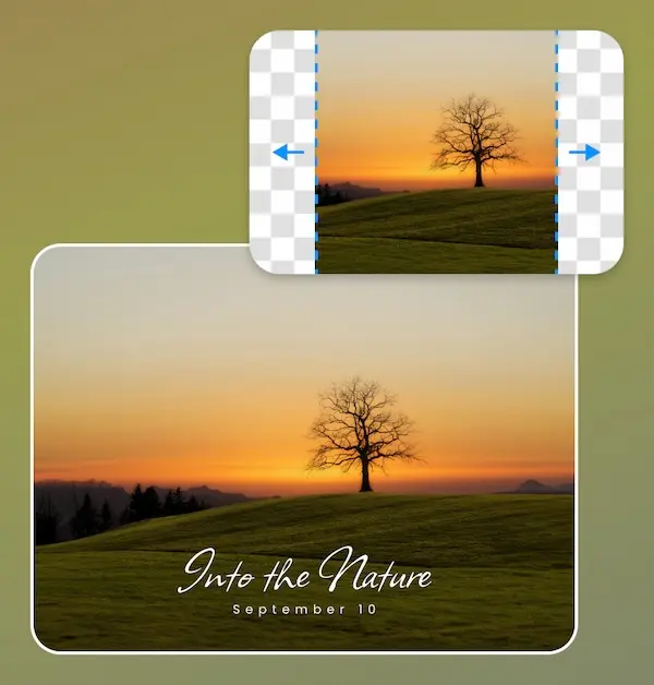 AI Expand Image for Social