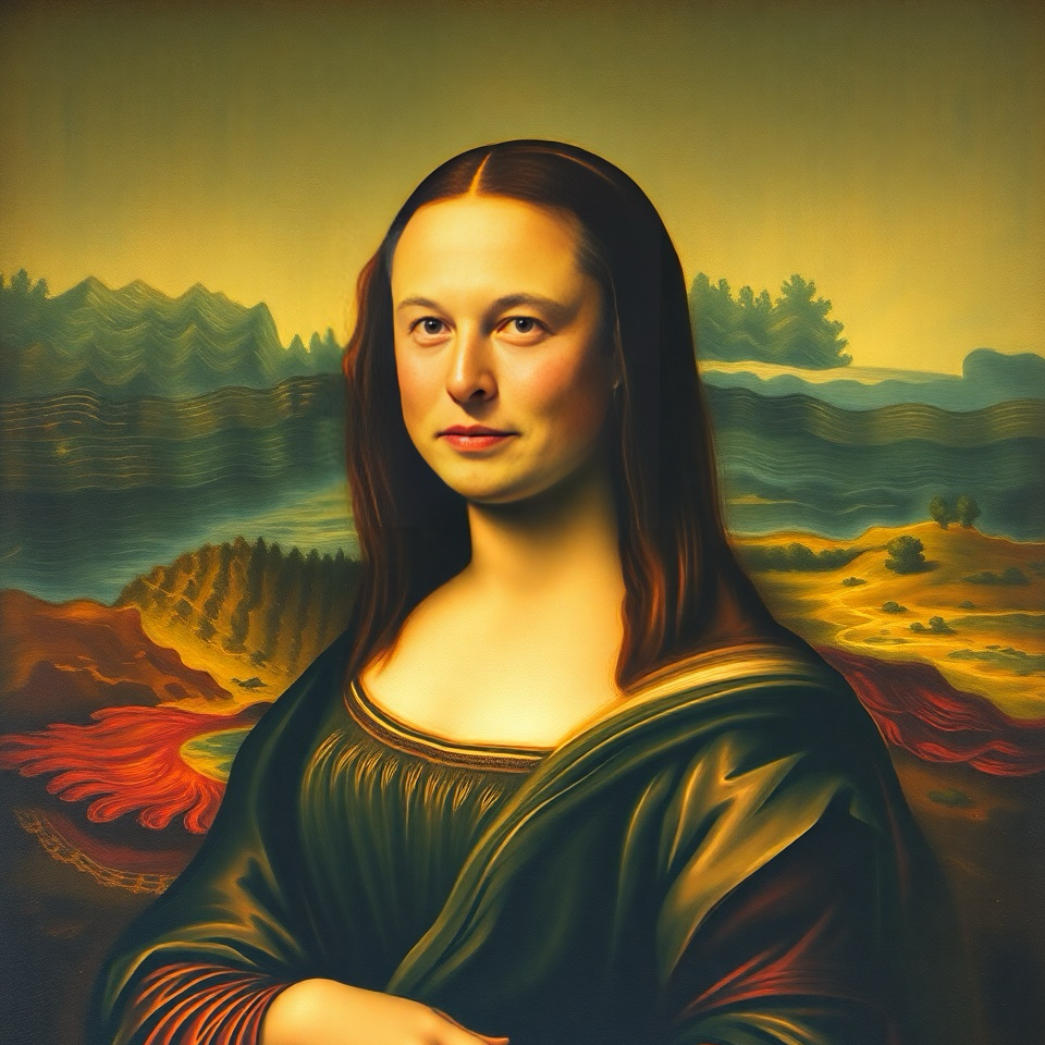 Face Swap on Painting